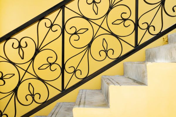 Wrought Iron Rail Installation